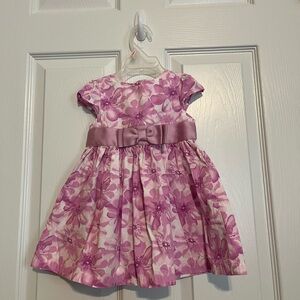 Floral Pink Kids Dress
